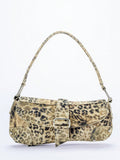 Add a splash of vintage charm to your outfit with this chic silver textured woven clutch purse. Lightweight yet roomy enough for your essentials, it’s the perfect companion for weddings, proms, and parties. Its shimmering woven pattern catches the light just right, making sure you sparkle wherever you go. A playful nod to timeless elegance, this clutch turns every moment into a stylish statement.