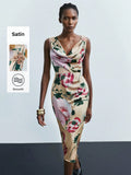 Stay cool and charming in this chic sleeveless mini dress, adorned with playful ruffles and a vibrant floral print. Perfect for sunny days, its breezy design lets you move freely while adding a flirty touch to your summer wardrobe. Whether you're out for brunch or a casual stroll, this dress delivers effortless style with a fun, fresh vibe.