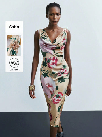 Stay cool and charming in this chic sleeveless mini dress, adorned with playful ruffles and a vibrant floral print. Perfect for sunny days, its breezy design lets you move freely while adding a flirty touch to your summer wardrobe. Whether you're out for brunch or a casual stroll, this dress delivers effortless style with a fun, fresh vibe.