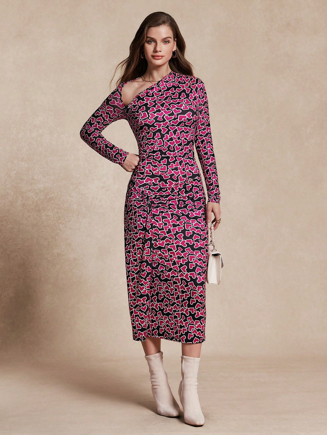 Update: Get ready to turn heads with our Chic Slim Fit Oblique Shoulder Long Dress for Women! This dress is perfect for any occasion, keeping it cool and stylish. Show off your unique style with this must-have addition to your wardrobe. (Wear it with confidence and make a statement!)