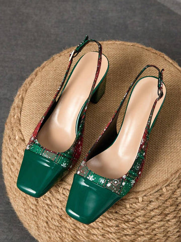 Step into winter elegance with these stunning snowflake-adorned high heel pumps! Featuring a chic slip-on design, these stilettos blend sophistication with a touch of seasonal sparkle. Perfect for commanding the office or dazzling at holiday parties, they deliver that show-stopping moment every outfit needs. The sleek silhouette flatters any ensemble while the intricate snowflake detailing adds personality and flair. Whether you're closing deals or celebrating in style, these pumps are your go-to for lookin