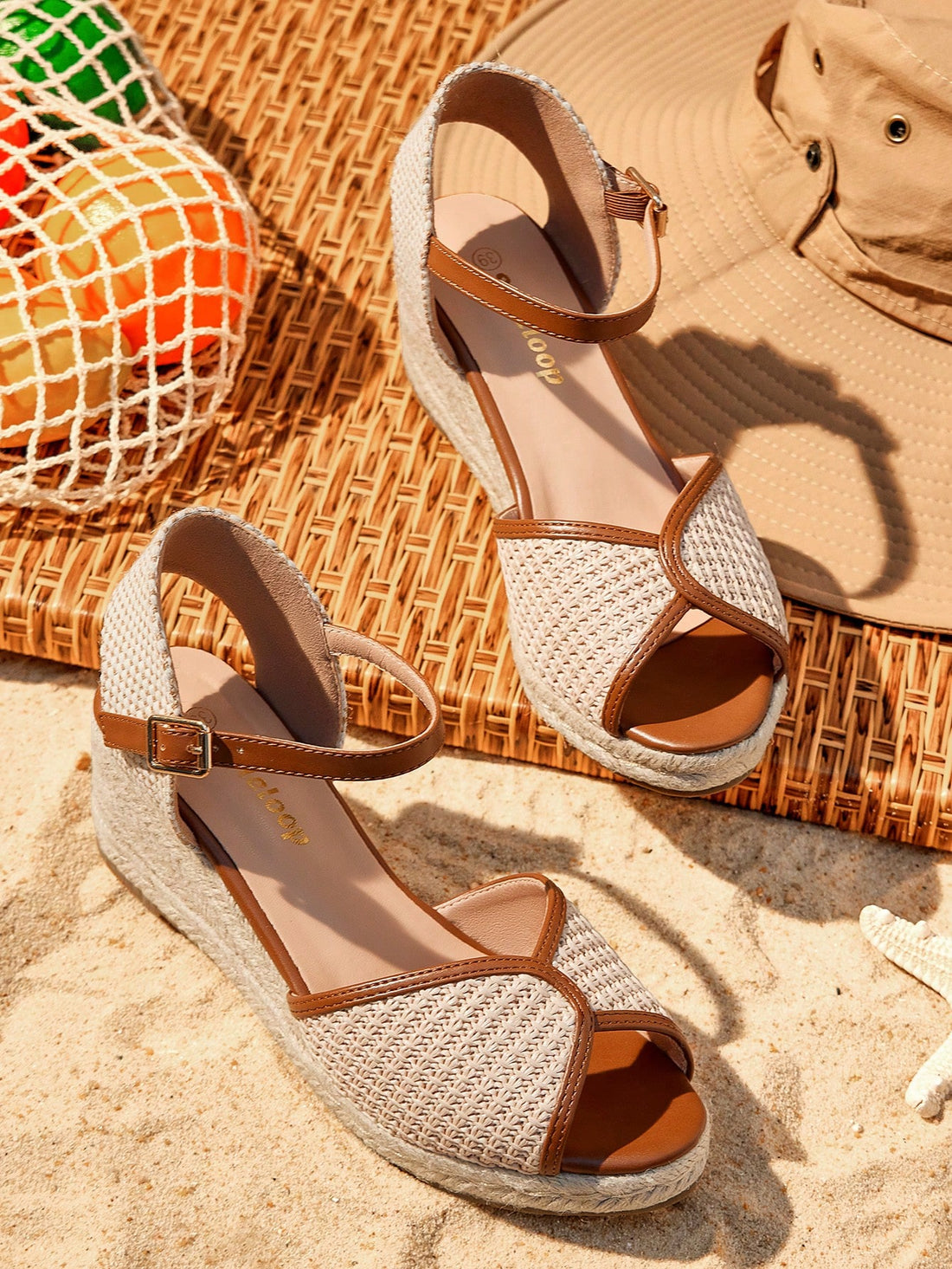 Step into style and comfort with these chic solid color straw wedge sandals! Featuring a playful ankle strap and a versatile thick sole, they’re perfect for adding a fun twist to any outfit all year round. Whether you’re strolling through summer streets or brightening up a cozy fall day, these wedges bring a breezy, fashionable vibe to every season.