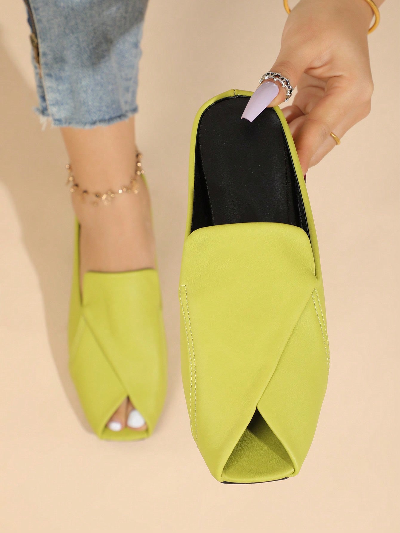 Step into trendy elegance with these Chic Summer Appeal sandals. Featuring a solid color design and a peep-toe style, these high heel sandals will elevate your style this summer. Perfect for a night out or a special event, these sandals are a must-have for any fashion-forward woman.