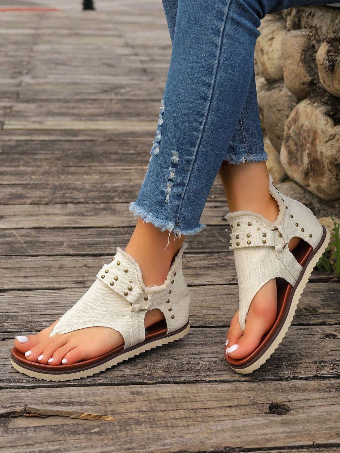 Step into sunny days with these Chic Summer Flat Thong Sandals! Perfectly casual yet effortlessly stylish, they’re your go-to for beach strolls, brunch dates, or weekend adventures. Lightweight and comfy, they keep your feet happy while adding a playful touch to any outfit. Ready to make every step a breeze? These sandals have got you covered!