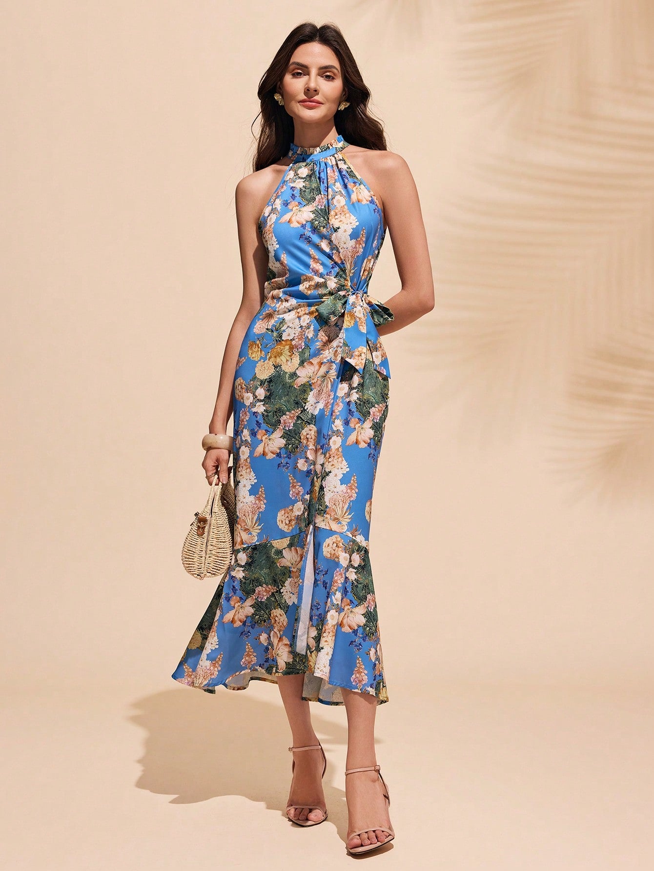 Get ready to turn heads in this Chic Summer Floral Print Dress! With its elegant style, this dress is perfect for any occasion. The vibrant floral print adds a touch of fun to a classic design. Make a fashion statement with this dress and feel confident all summer long!