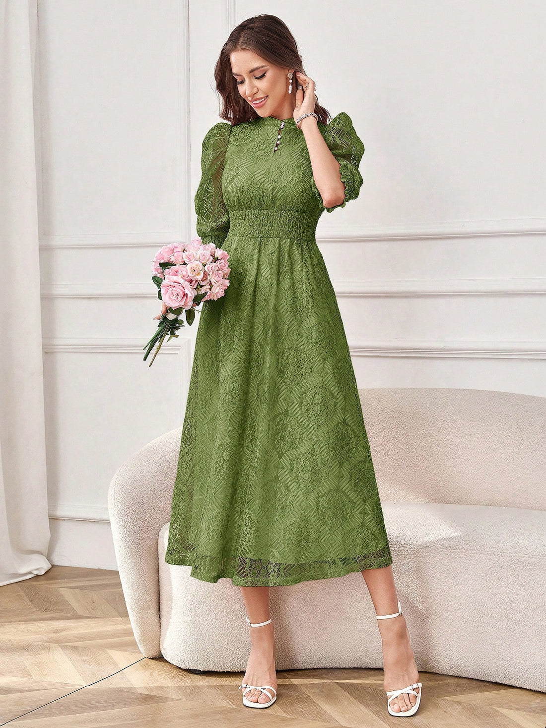 Float through summer days in this playful maxi dress that's ready for any adventure! With fluttery short sleeves and a flattering waist tie that cinches just right, this dress transitions effortlessly from daytime errands to evening cocktails. Swish, twirl, and make an entrance wherever you go – because summer fashion should be as fun as you are!