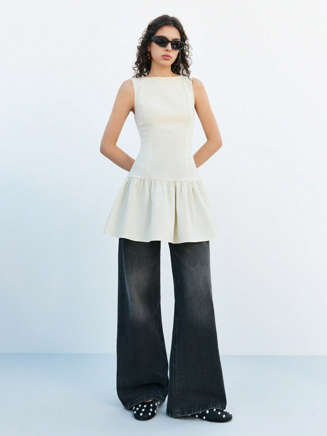 Step into summer with this chic sleeveless mini dress designed to keep you cool and stylish. Its solid color and flattering cut make it perfect for sunny days and spontaneous adventures. Lightweight and breezy, this dress effortlessly blends comfort with playful elegance for your warm-weather wardrobe.