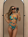 Make a statement this summer with our chic one-piece swimsuit, featuring a bold hollow one-shoulder design that combines elegance with modern flair. Crafted in a timeless solid color, this versatile piece transitions seamlessly from beach days to poolside lounging. The asymmetrical neckline adds sophistication while the flattering silhouette ensures comfort and confidence. Perfect for vacation getaways or everyday summer wear, this swimsuit delivers style without compromise.