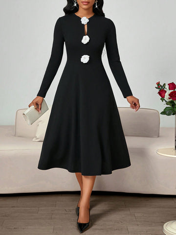 Make a statement in this eye-catching V-neck dress that hugs your curves in all the right places! The dramatic leg of mutton sleeves add a touch of vintage glamour, while shimmering gold sequins ensure you'll sparkle from every angle. Perfect for turning heads at your next special occasion or night out on the town!