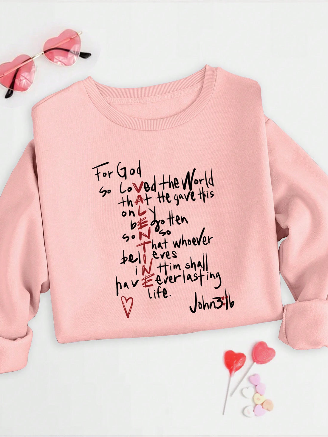 Celebrate love in style with our Chic Valentine's Day Sweatshirt. Perfect for cozy celebrations, this sweatshirt's love-inspired design will keep you warm and fashionable. Embrace your playful side with this unique and quirky piece. Limited quantities available!