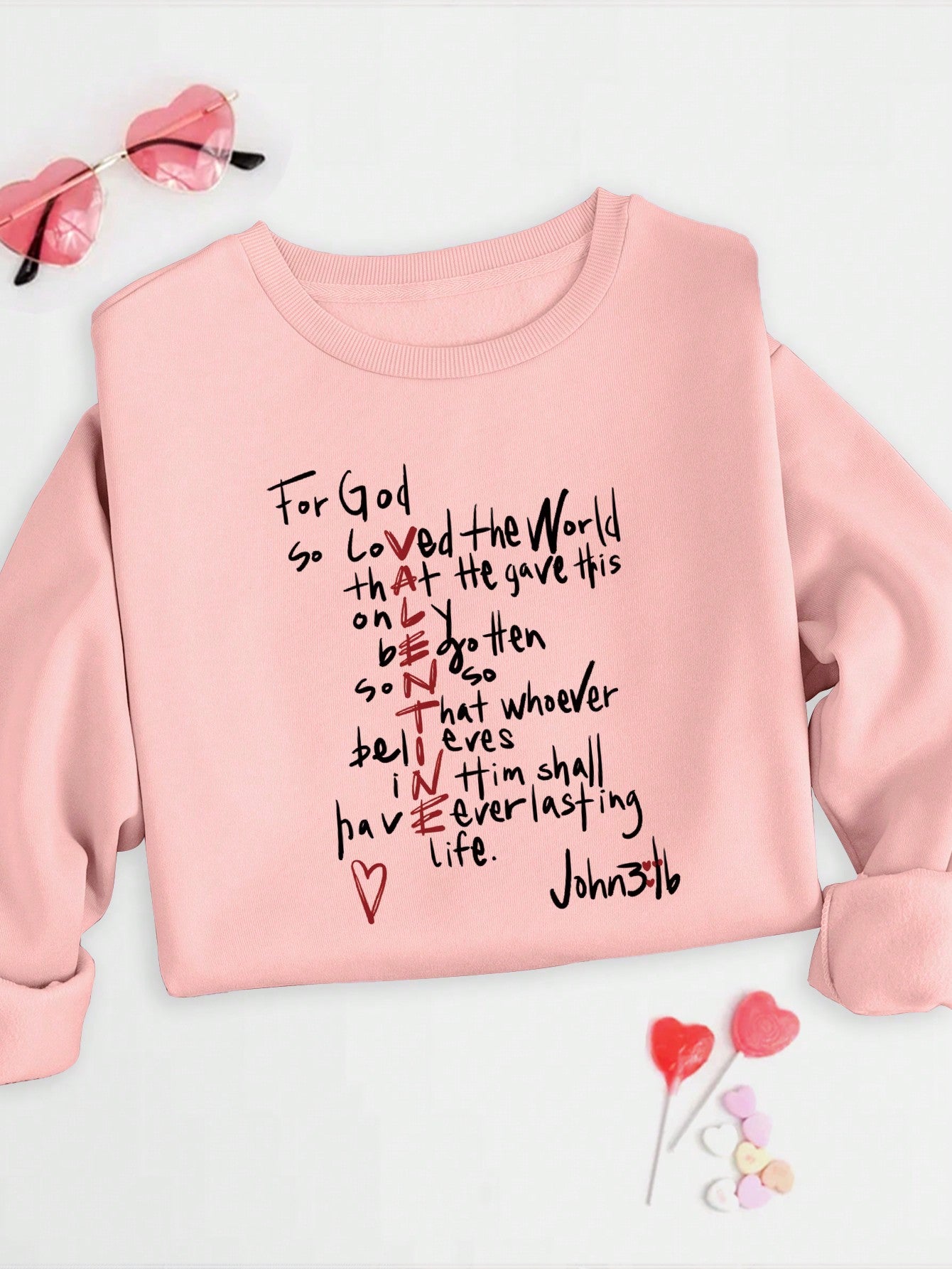 Celebrate love in style with our Chic Valentine's Day Sweatshirt. Perfect for cozy celebrations, this sweatshirt's love-inspired design will keep you warm and fashionable. Embrace your playful side with this unique and quirky piece. Limited quantities available!