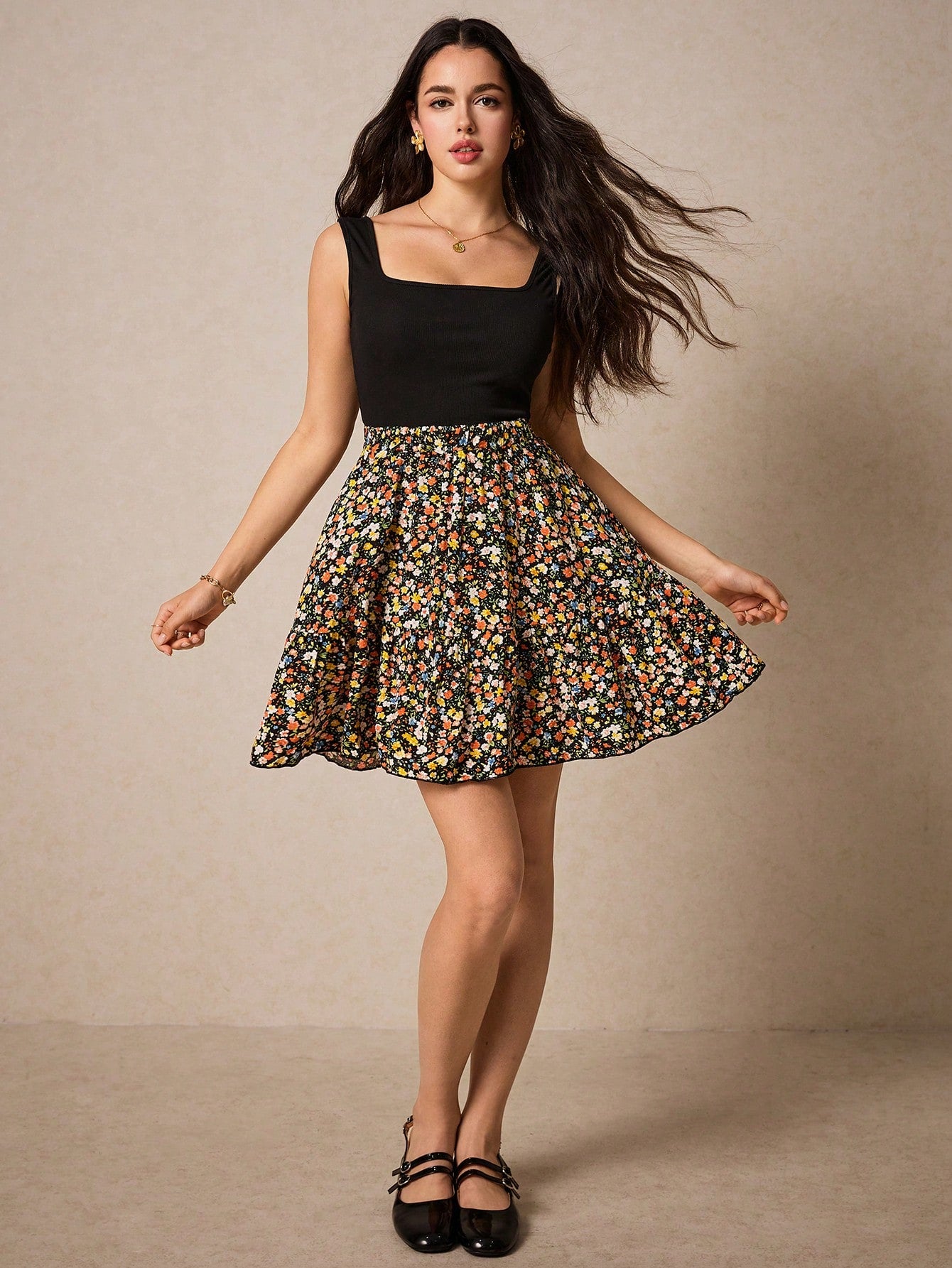 Effortlessly elevate your daily style with our Chic & Versatile Sleeveless Solid Color Printed Shawl Dress. This dress is designed to be both chic and versatile, making it the perfect addition to any wardrobe. With its sleeveless design and stylish shawl print, you'll never want to take it off! (But, like, please do at some point.)