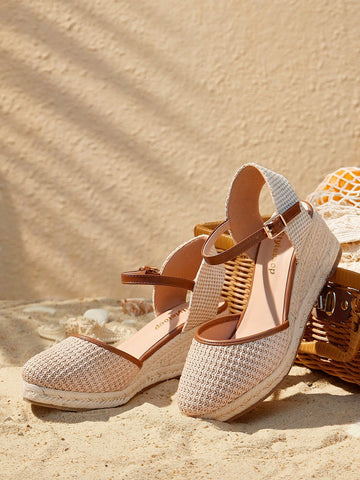 Elevate your style with our versatile wedge slip-ons. With a chic ankle strap and solid design, these shoes are perfect for any season. Stay trendy and comfy no matter the weather! (Go ahead, rock these all year round!)