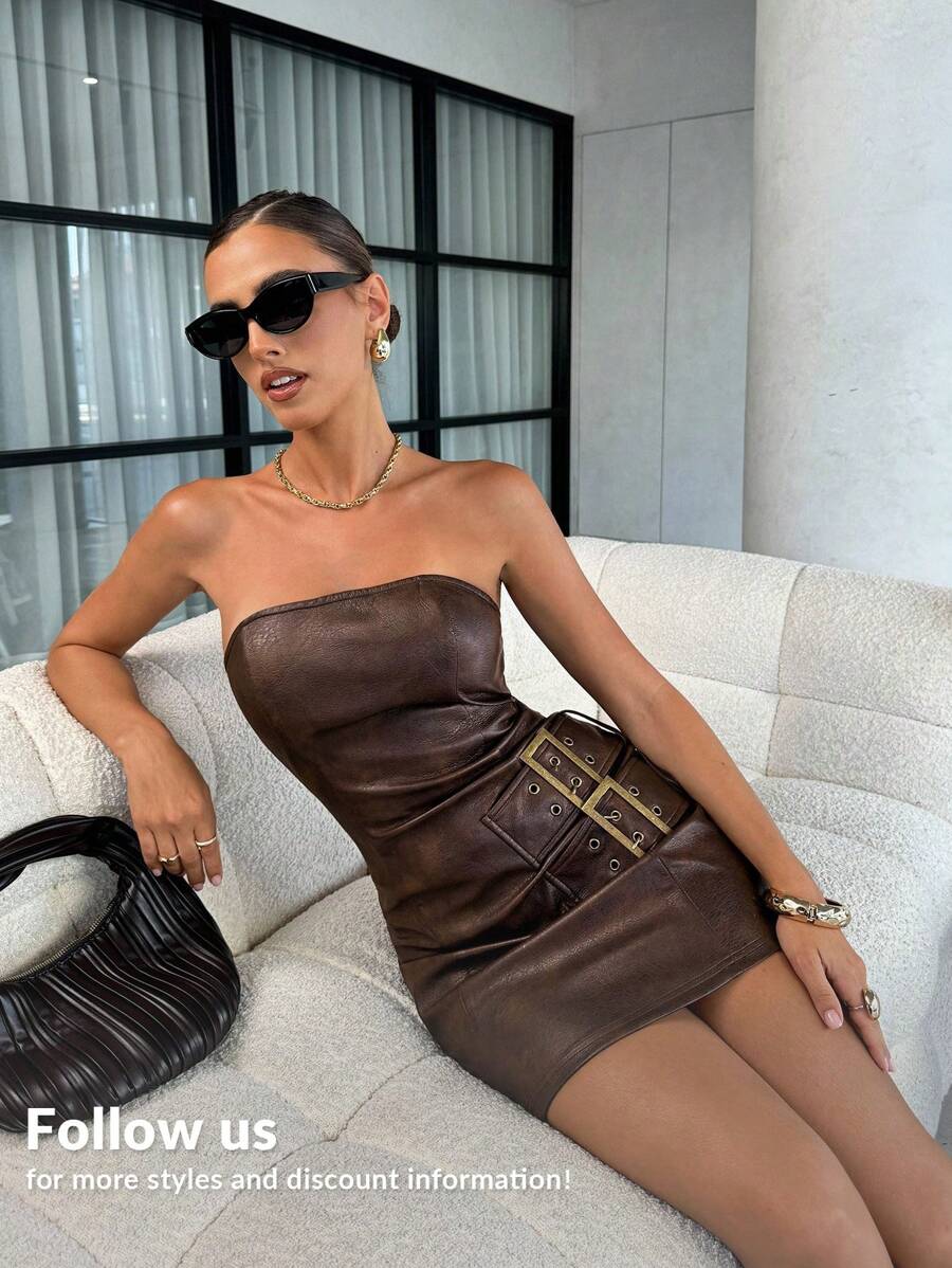 Step into summer with this Chic Vintage Bandeau Mini Dress, designed to turn heads at Mother's Day brunches and graduation parties alike. Its playful silhouette and timeless vintage charm make it a fun, flirty choice for warm days and special celebrations. Lightweight and easy to wear, this dress keeps you cool while adding a touch of retro elegance to your look. Celebrate in style and make every moment memorable with this must-have summer staple.