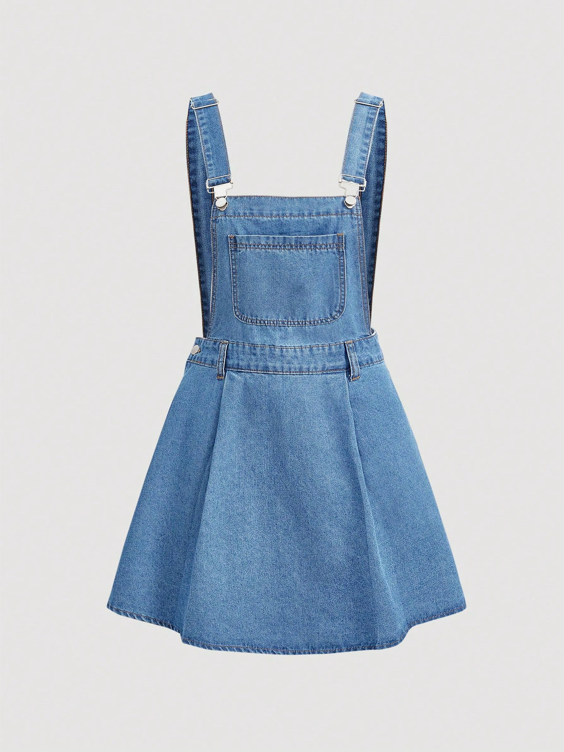 Effortless style and casual cool collide in our Chic Vintage Denim Overall Dress. This versatile piece is perfect for any occasion, offering both comfort and trendy flair. With just the right amount of vintage charm, you'll stay chic and stylish no matter where you go.