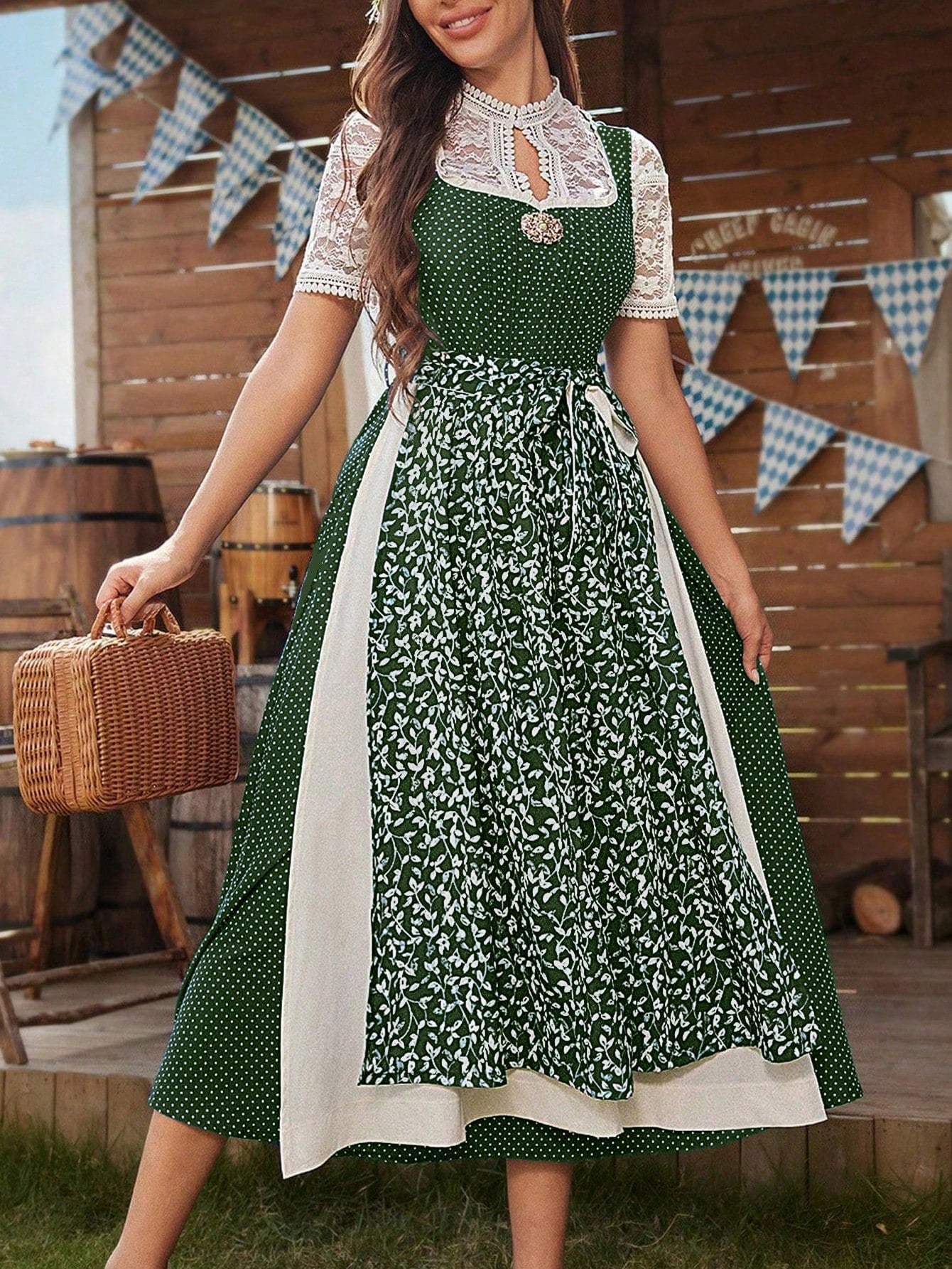 Experience timeless elegance with our Chic Vintage Floral Print Dress. Featuring a delicate floral print, this dress exudes vintage charm and sophistication. With a stylish silhouette and high-quality materials, it's the perfect addition to any wardrobe. Elevate your style and make a statement with this vintage-inspired dress.