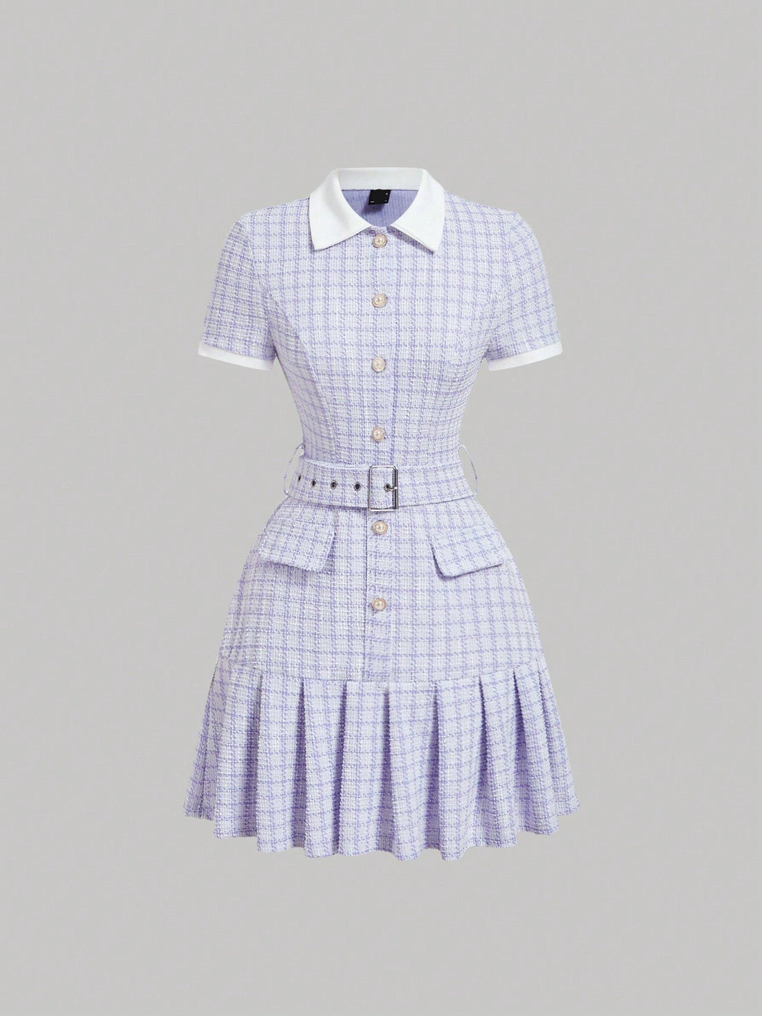 The Chic Vintage Plaid Patchwork Ruched Dress is the perfect back-to-school style for effortless and timeless fashion. The dress features a stylish plaid patchwork design and ruched detailing, providing a chic and vintage look. With this dress, you'll make a statement while staying on-trend.
