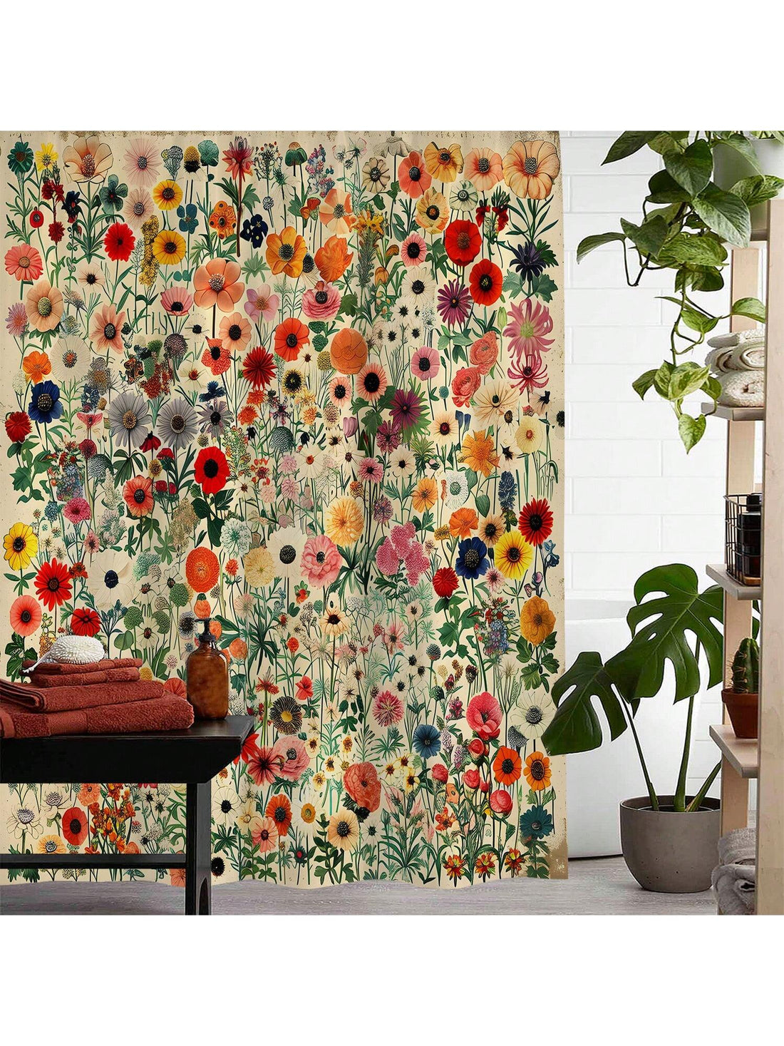 Transform your bathroom into a stylish and fun space with our Chic Waterproof Printed Shower Curtain! This trendy curtain comes with 12 hooks, adding a touch of personality and practicality. Enjoy a splash of color and keep your bathroom dry at the same time.