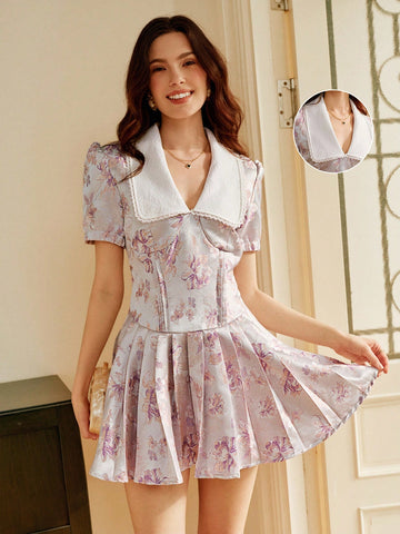 Step out in style with this Chic White Mini Dress featuring a flirty deep V-neck and charming puff sleeves. The playful bowknot waist adds a sweet touch while accentuating your silhouette. Perfect for sunny days or evening fun, this dress combines comfort with a dash of elegance to keep you looking effortlessly fabulous.