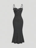 Step into sunshine and smiles with this playful backless polka dot dress! Featuring delicate spaghetti straps and a breezy silhouette, it’s perfect for spring and summer days when you want to feel light, flirty, and effortlessly chic. Whether you’re out for a casual stroll or a sunny brunch, this dress adds a fun, vintage-inspired twist to your warm-weather wardrobe.