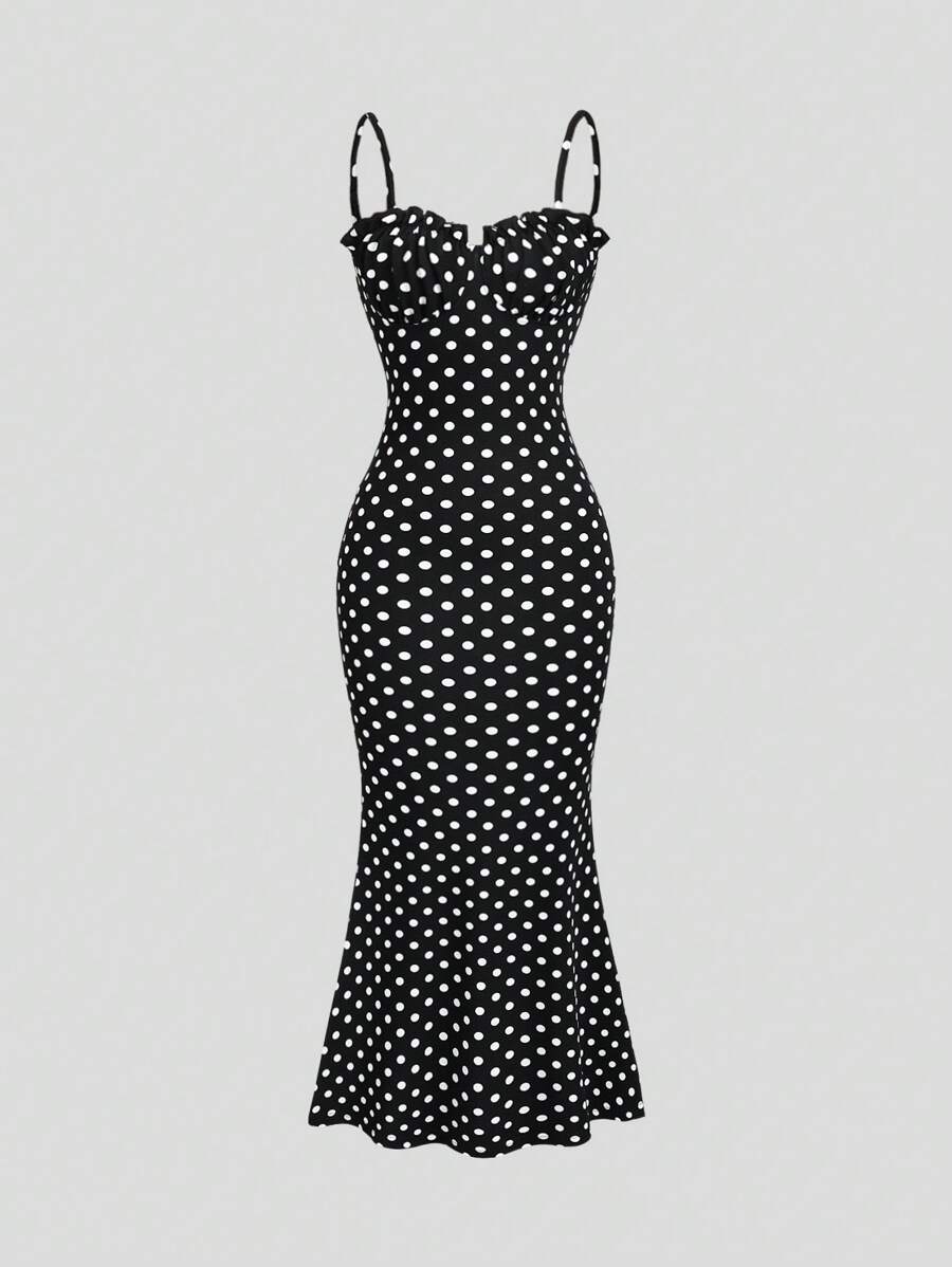 Step into sunshine and smiles with this playful backless polka dot dress! Featuring delicate spaghetti straps and a breezy silhouette, it’s perfect for spring and summer days when you want to feel light, flirty, and effortlessly chic. Whether you’re out for a casual stroll or a sunny brunch, this dress adds a fun, vintage-inspired twist to your warm-weather wardrobe.