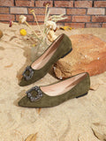 Elevate your everyday wardrobe with these chic women's pointed toe mule flats, designed with a sleek silhouette and a stylish metal buckle for a polished finish. The pointed toe adds a refined touch, while the open-back mule design makes them easy to slip on whenever you're heading out.