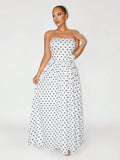Mix and match style with this charming polka dot patchwork dress—your new vacation essential. Featuring playful mixed prints and a relaxed silhouette, it effortlessly transitions from beachside brunch to sunset strolls. The lightweight fabric keeps you cool and comfortable, while the patchwork design adds personality to every outfit. Perfect for travelers who refuse to compromise on style or comfort.
