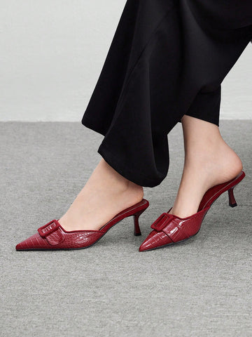 Be effortlessly stylish in these sleek pointed toe backless heels with a fierce animal print. Designed to elevate your look with a touch of playfulness and quirk. Conquer the fashion jungle with these chic and stylish shoes!