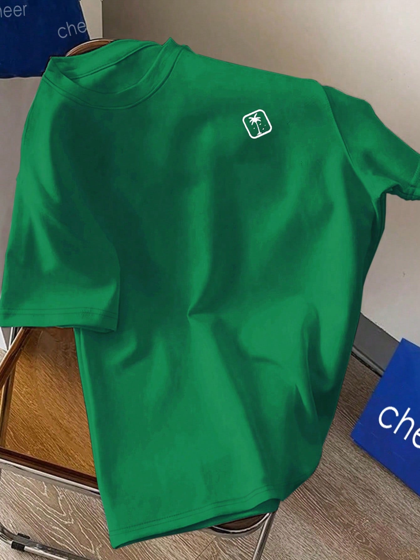 Add some chill vibes to your summer adventures with our Coconut Tree Print Casual Tee! Perfect for any laid-back occasion, this tee features a playful print and comfortable fit. Embrace the good vibes and relax in style. (Tropical drink not included).