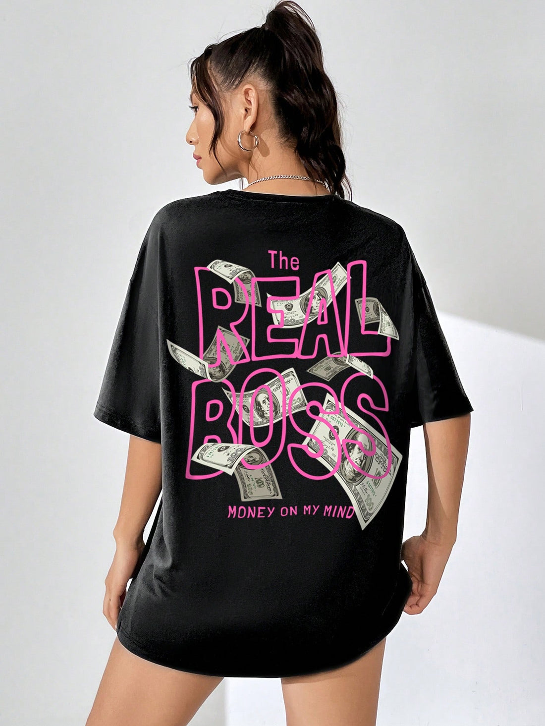 Embrace a chill and effortless spring-summer style with our oversized Chill Vibes tee. Featuring a bold letter print, this tee adds a playful touch to any outfit. Stay cool and comfortable while making a statement.