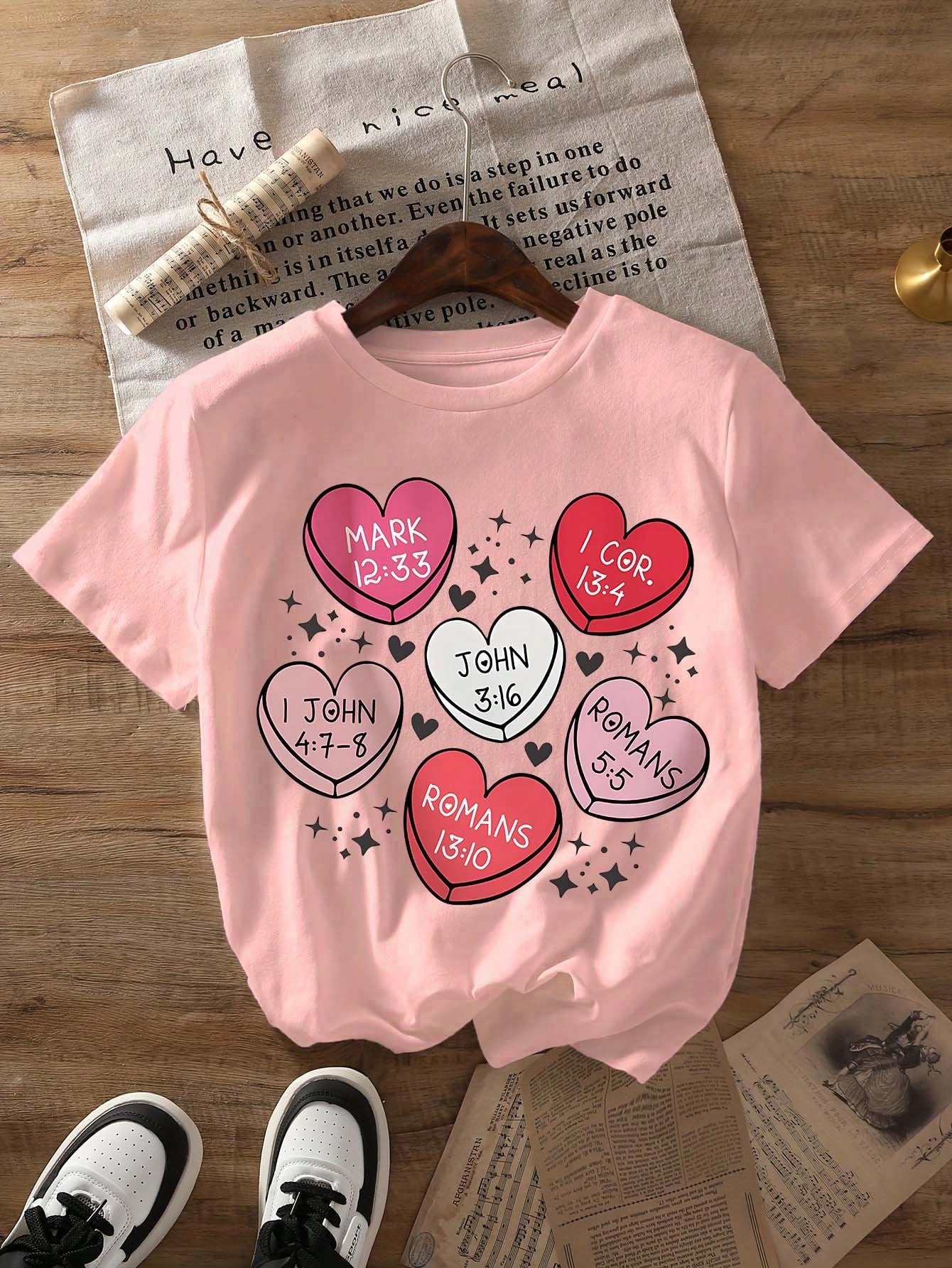 Add a touch of faith and caffeine to your outfit with our Christian Coffee Print T-Shirt! Perfect for any laid-back occasion, this casual top is also a great choice for Valentine's Day (or any day beyond!). Stay comfy and stylish while sharing your love for Jesus and coffee - a heavenly combination.