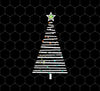 Christmas Tree Gift For Xmas Party, Simple Xmas Tree, The Star On The Top, Png Sublimation, Digital File