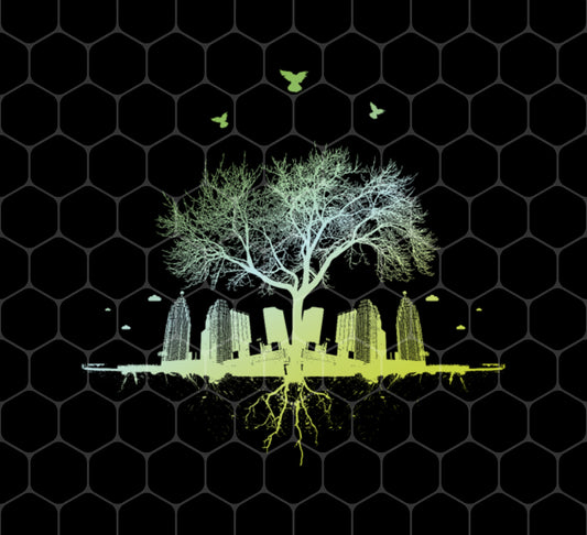 Citytree Design, Better Life, Green Life, Grow More Tree By Yourself, Png Sublimation, Digital File