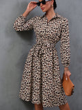 Let out your wild side with our Clasi Leopard Print Belted Maxi Shirt Dress! This stylish and chic outfit is perfect for any occasion and features a flattering belted waist to enhance your figure. With its unique leopard print and maxi length, you'll be the center of attention wherever you go. Rawr!