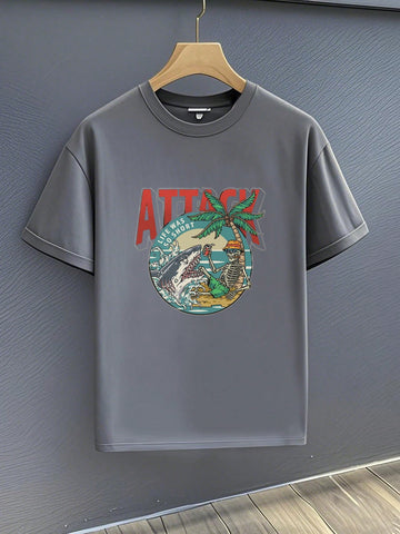 Add some fun and relaxation to your wardrobe with our Coastal Vibe Heavyweight Tee. Made from soft, durable cotton, this tee features the playful phrase "Life's Short, Beach Attack" for a carefree and laid-back vibe. Perfect for a day at the shore or just a casual day out, this tee is sure to bring a smile to your face.