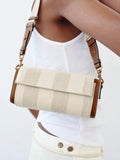 Refresh your everyday style with this colorblock flap crossbody bag for women. Featuring a modern colorblock design, elegant flap closure, and distinctive cylinder silhouette, this fashionable handbag blends contemporary style with everyday functionality for effortless wear from day to night.