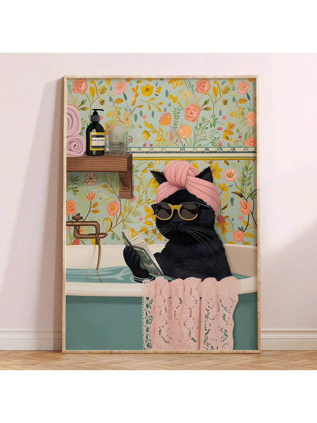 Enhance your living room or bedroom decor with our Colorful Eclectic Digital Wall Art. This trendy poster adds a pop of color and personality to any space. Its unique design and vibrant hues are sure to impress guests and transform your room into a stylish oasis.