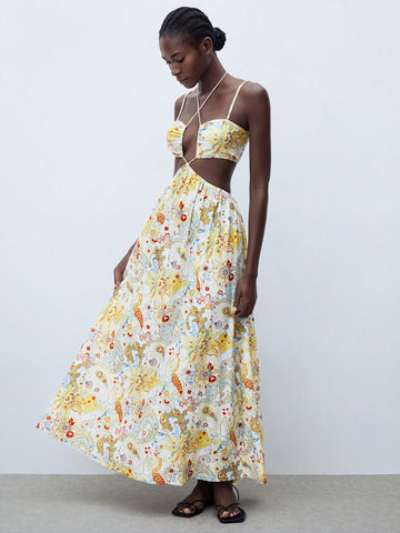 Embrace sunny days in this playful Colorful Paisley Print Summer Dress. Its vibrant bohemian midi style effortlessly blends beach vibes with casual elegance, making it your go-to for everything from seaside strolls to weekend brunches. Lightweight and breezy, it keeps you cool while turning heads with its lively pattern and flattering silhouette. Perfect for adding a splash of fun to your summer wardrobe!