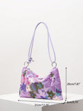 Add a splash of sparkle to your special night with this Colorful Sequin Floral Shoulder Bag. Perfect for prom or weddings, its vibrant sequins and floral design bring playful elegance to any outfit. Lightweight and easy to carry, it’s the ideal accessory to keep your essentials close while turning heads with every step.