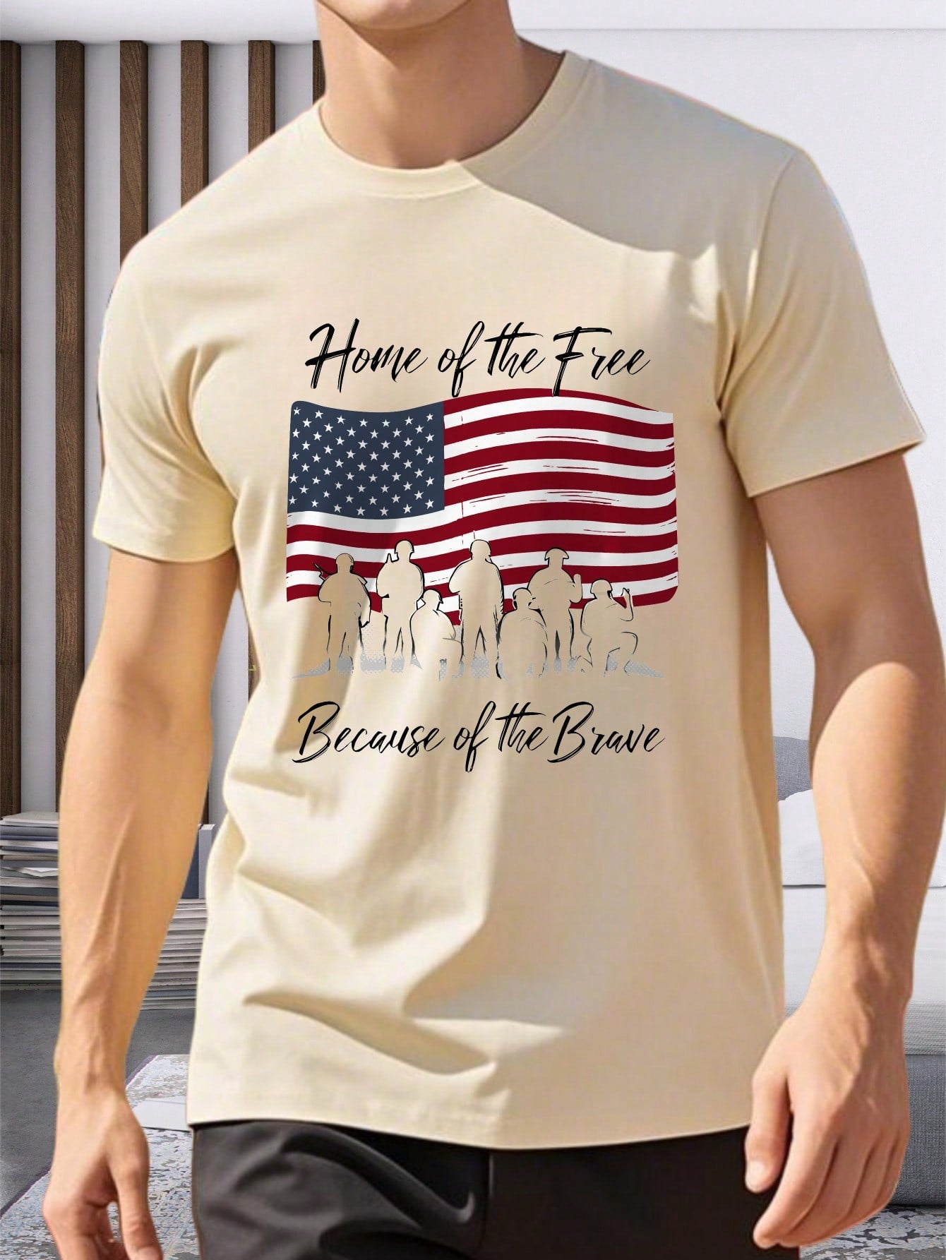 Show your patriotic spirit in style with this comfortable American Flag T-shirt! Featuring a bold "Home of the Free" print, it’s perfect for Veterans Day, Independence Day, or any day you want to celebrate freedom. Soft, breathable fabric keeps you comfy while you cheer, grill, or relax. Wear your pride loud and proud!