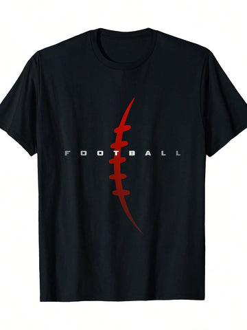 Score style and comfort with this Comfortable Cotton Football T-Shirt for Men! Crafted from soft cotton, it’s perfect for daily wear whether you’re cheering on your team or just hanging out. Its playful design makes it a great gift for football fans who love to combine sporty vibes with casual cool. Get ready to tackle your day in style and ease!
