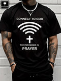 Express your faith with a playful twist in our Connect to God Prayer T-shirt! Made from 100% heavy cotton that feels like a divine hug, this shirt keeps you comfy while spreading good vibes. It's like having a direct hotline to heaven, but with better reception and no monthly fees. Perfect for church events, casual outings, or those days when you need a little extra spiritual backup!