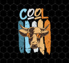 Cool Farmer, Funny Cow Cattle, Breeding Farmer, Retro Cow, Love Cow, Png Sublimation, Digital File