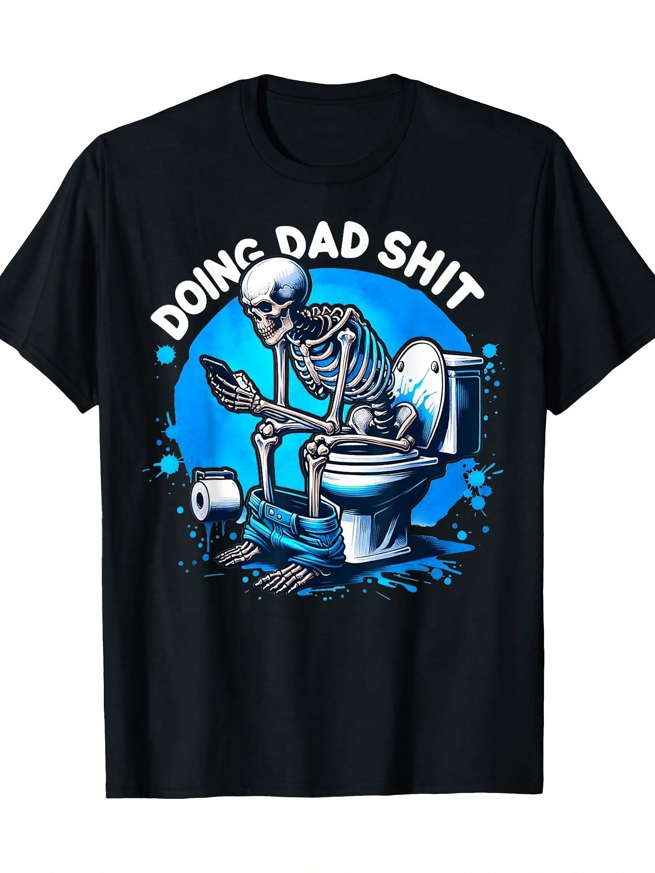Get ready to rock your dad style with this graphic tee, featuring an edgy skull design and the phrase "Do Daddy's Thing." Made with premium quality cotton, this shirt offers ultimate comfort for your casual days. Show off your cool dad vibes and embrace your unique and playful style.