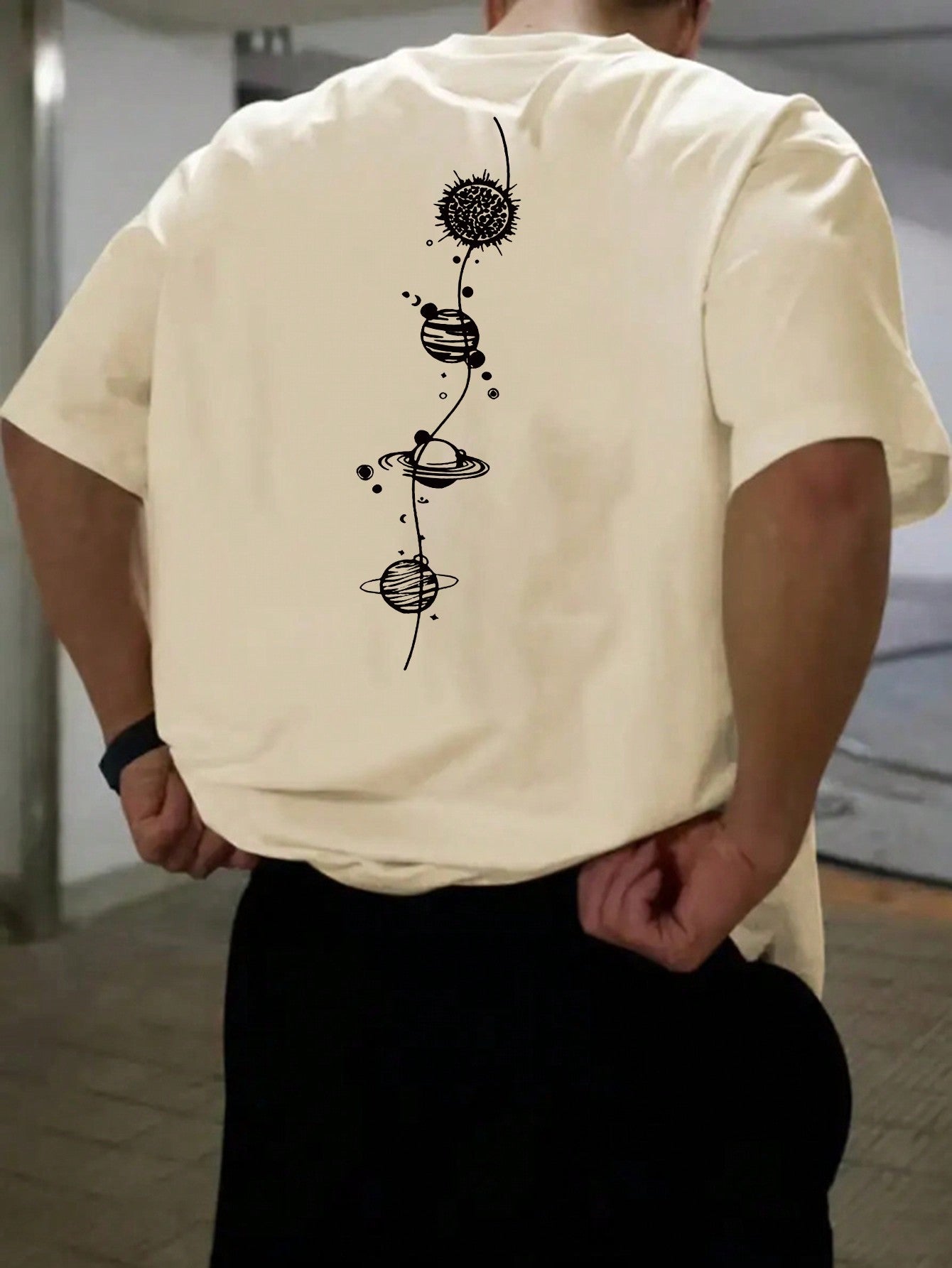 Get ready to be out of this world with our Cosmic Style: Men’s Galaxy Printed Short Sleeve T-Shirt! This eye-catching shirt features a unique galaxy print that will make you stand out from the crowd. Made with soft and comfortable fabric, it's perfect for your next adventure.