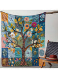 Wrap yourself in warmth and charm with this cozy all-season flannel throw blanket featuring a delightful vintage floral tree design. Perfect for snuggling at home, adding a touch of whimsy on your travels, or gifting to someone special. Soft, lightweight, and irresistibly comfy, it’s your new go-to for comfort and style wherever you go!