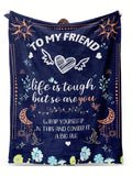 Treat your bestie to the best gift ever with the Cozy Bestie Blanket! Perfect for snuggling on their birthday (or any day), this blanket is the epitome of cozy comfort. They'll feel the love and warmth every time they use it, making this the perfect gift for your closest friend.