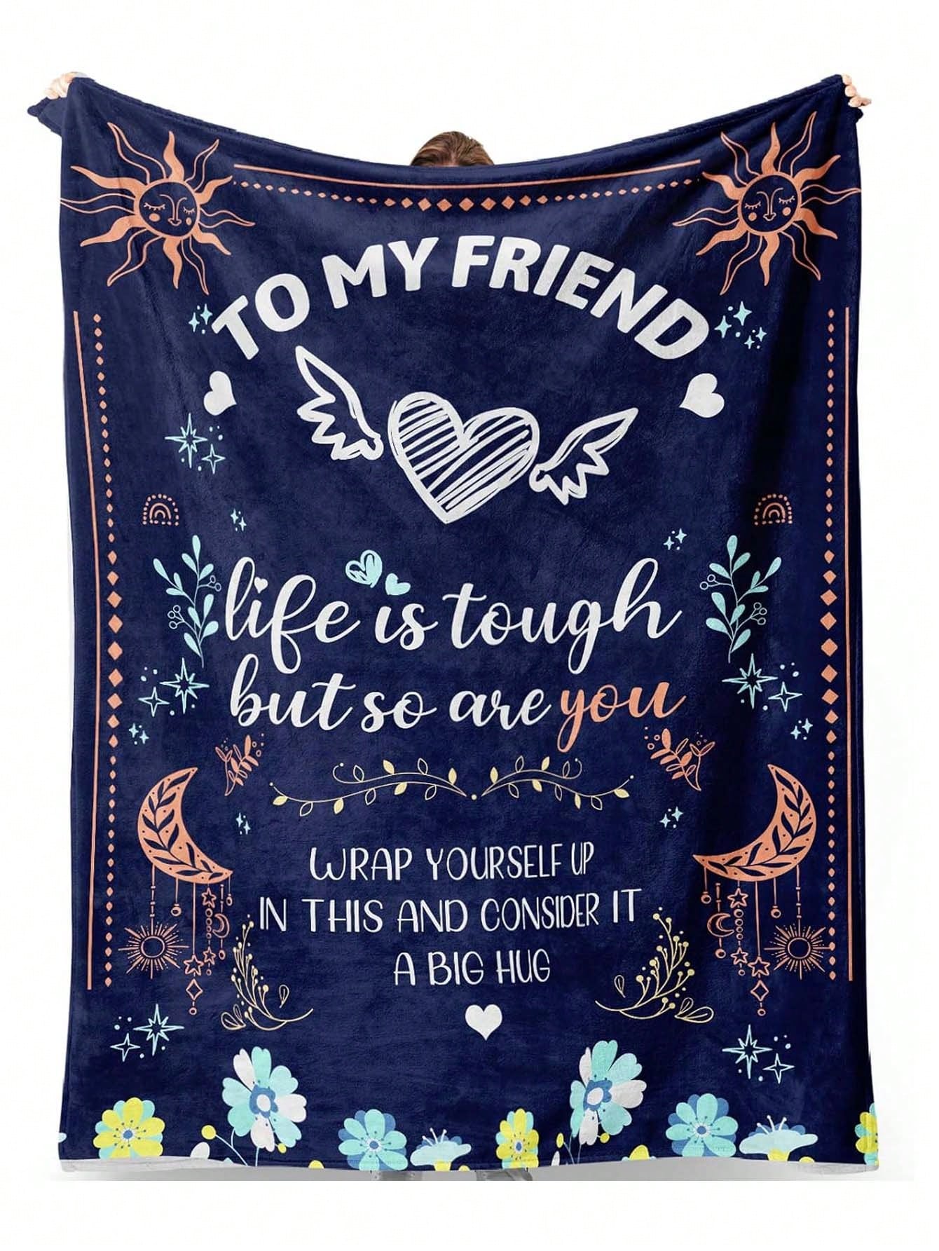 Treat your bestie to the best gift ever with the Cozy Bestie Blanket! Perfect for snuggling on their birthday (or any day), this blanket is the epitome of cozy comfort. They'll feel the love and warmth every time they use it, making this the perfect gift for your closest friend.