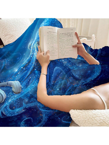 Wrap yourself in oceanic charm with the Cozy Blue Octopus Throw Blanket. Featuring a playful deep-sea octopus design, this soft blanket adds a splash of marine magic to your living room or bedroom. Perfect for cozying up during a movie night or adding a stylish touch to your decor, it brings both comfort and sea-inspired fun in one. Dive into warmth and whimsy!
