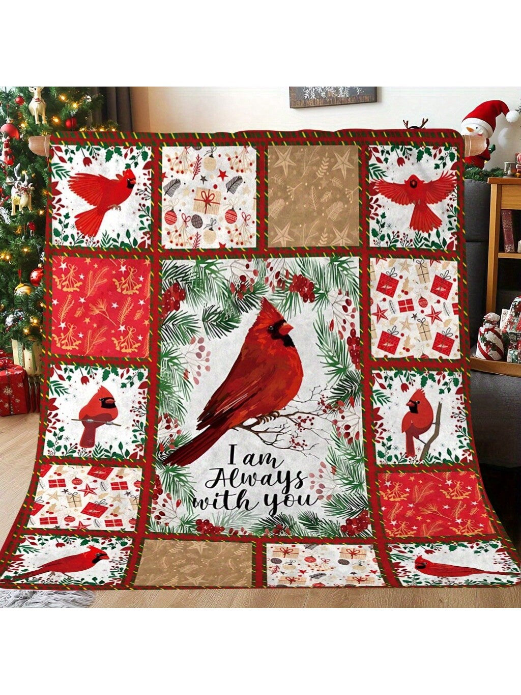 Wrap up your loved ones in warmth and cheer with the Cozy Cardinal Printed Flannel Blanket! Soft, snuggly, and irresistibly festive, it’s the perfect companion for chilly nights and holiday cuddles. With its charming cardinal design, this blanket brings a playful splash of nature’s beauty right into your home—ideal for gifting friends and family who appreciate cozy comfort and seasonal style.